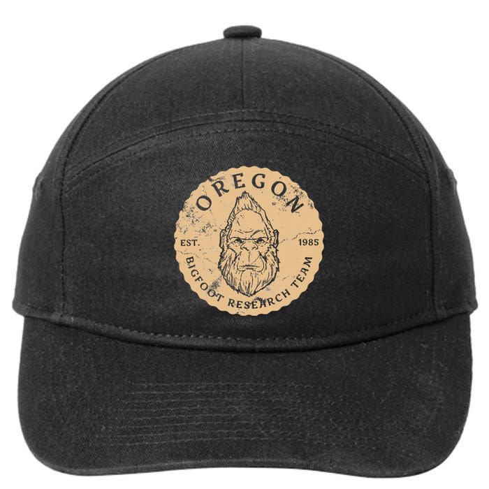 Bigfoot Research Team For Oregon Sasquatch Believers 7-Panel Snapback Hat