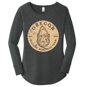 Bigfoot Research Team For Oregon Sasquatch Believers Women's Perfect Tri Tunic Long Sleeve Shirt