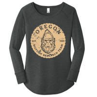 Bigfoot Research Team For Oregon Sasquatch Believers Women's Perfect Tri Tunic Long Sleeve Shirt