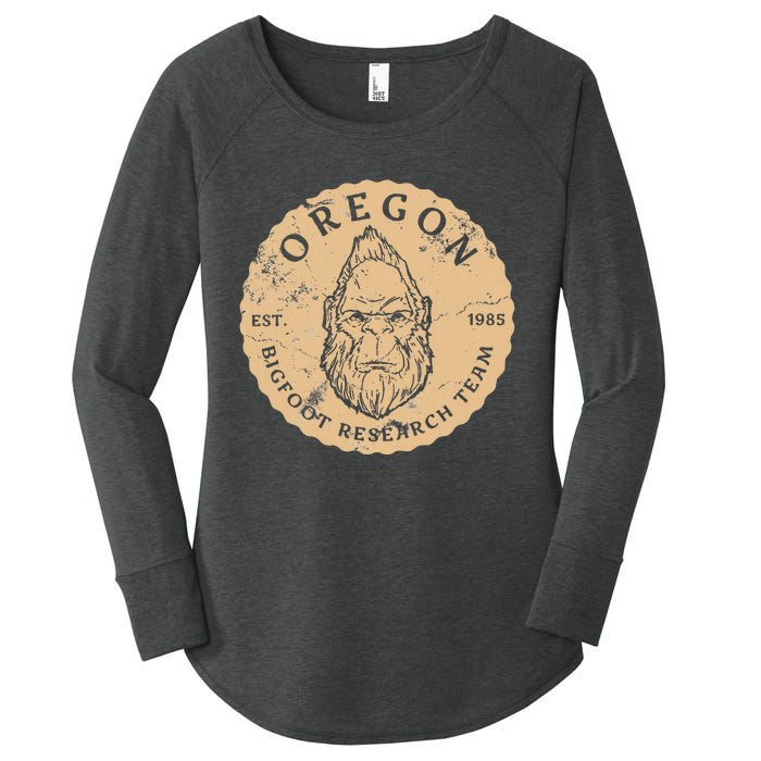 Bigfoot Research Team For Oregon Sasquatch Believers Women's Perfect Tri Tunic Long Sleeve Shirt