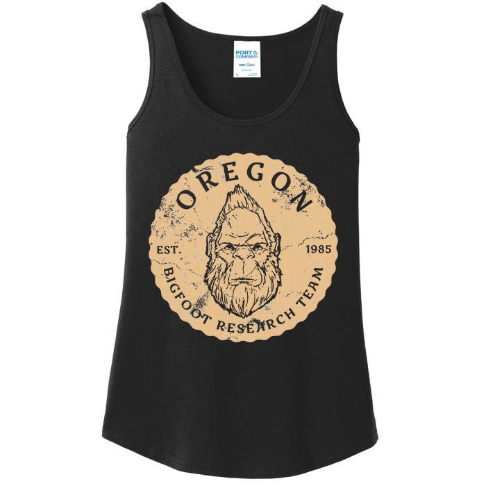 Bigfoot Research Team For Oregon Sasquatch Believers Ladies Essential Tank