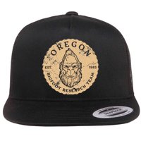 Bigfoot Research Team For Oregon Sasquatch Believers Flat Bill Trucker Hat