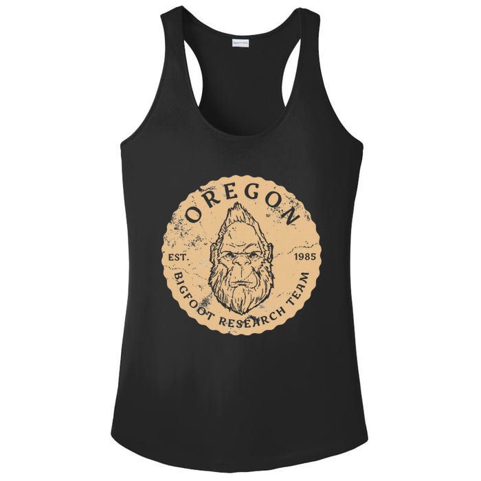 Bigfoot Research Team For Oregon Sasquatch Believers Ladies PosiCharge Competitor Racerback Tank