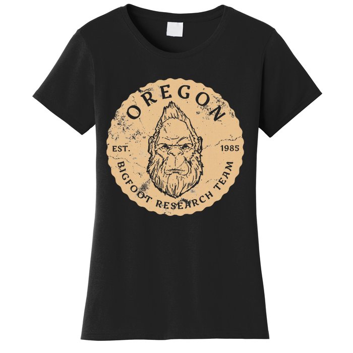 Bigfoot Research Team For Oregon Sasquatch Believers Women's T-Shirt