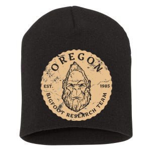 Bigfoot Research Team For Oregon Sasquatch Believers Short Acrylic Beanie