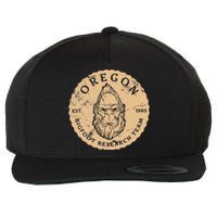 Bigfoot Research Team For Oregon Sasquatch Believers Wool Snapback Cap