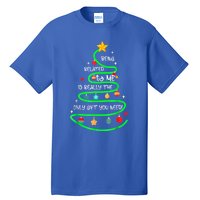 Being Related To Me Funny Christmas Pajama Great Gift Tall T-Shirt