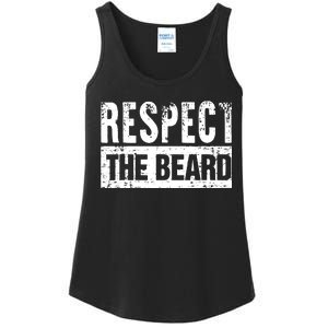 Beard : Respect The Beard Ladies Essential Tank