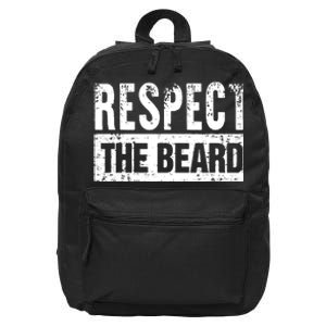 Beard : Respect The Beard 16 in Basic Backpack