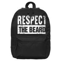 Beard : Respect The Beard 16 in Basic Backpack