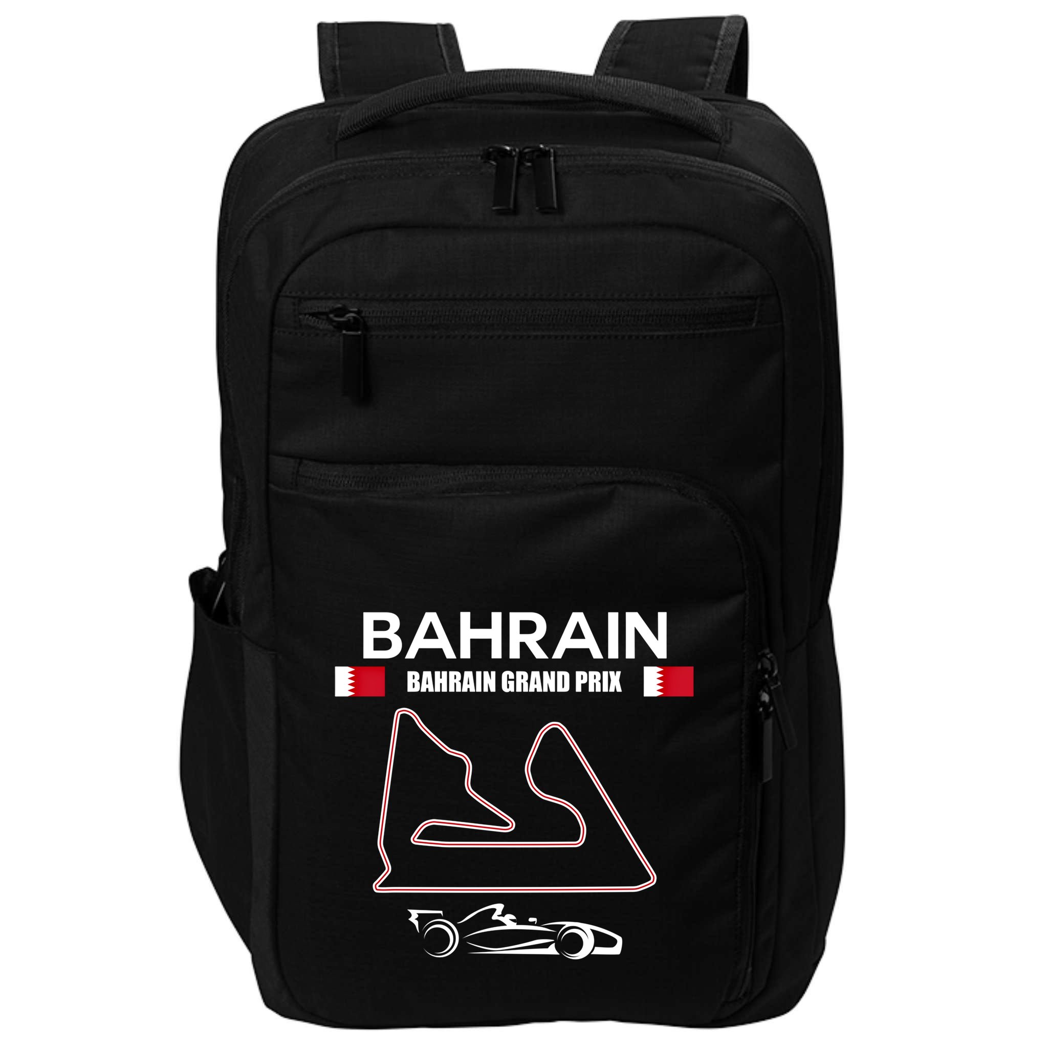 Bahrain Race Track Formula Racing Car Bahrain Cool Gift Impact Tech Backpack