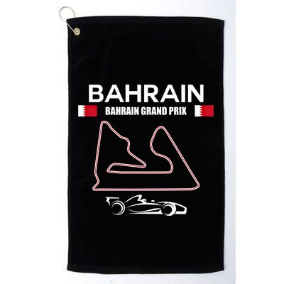 Bahrain Race Track Formula Racing Car Bahrain Cool Gift Golf Towel