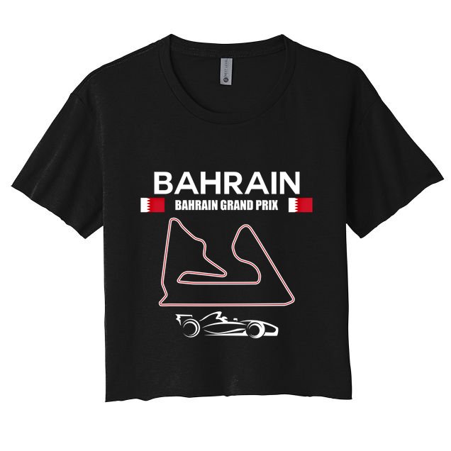 Bahrain Race Track Formula Racing Car Bahrain Cool Gift Crop Top