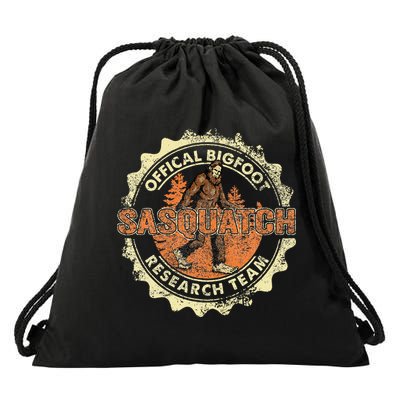 Bigfoot Research Team Vintage Sasquatch Drawstring Bag