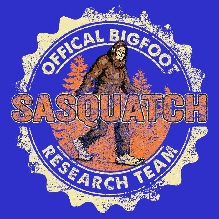 Bigfoot Research Team Vintage Sasquatch Button