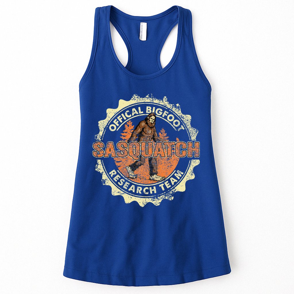 Bigfoot Research Team Vintage Sasquatch Womens Tank Top