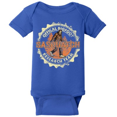 Bigfoot Research Team Vintage Sasquatch Baby Bodysuit