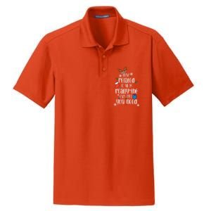 Being Related To Me Funny Xmas Christmas Quote Lettering Meaningful Gift Dry Zone Grid Polo