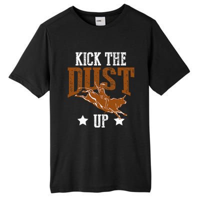 Bull Rider Tee Kick The Dust Up Bull Riding Rodeo Tee Bulls Tall Fusion ChromaSoft Performance T-Shirt