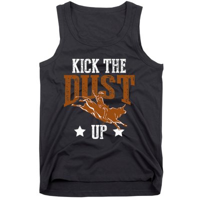 Bull Rider Tee Kick The Dust Up Bull Riding Rodeo Tee Bulls Tank Top