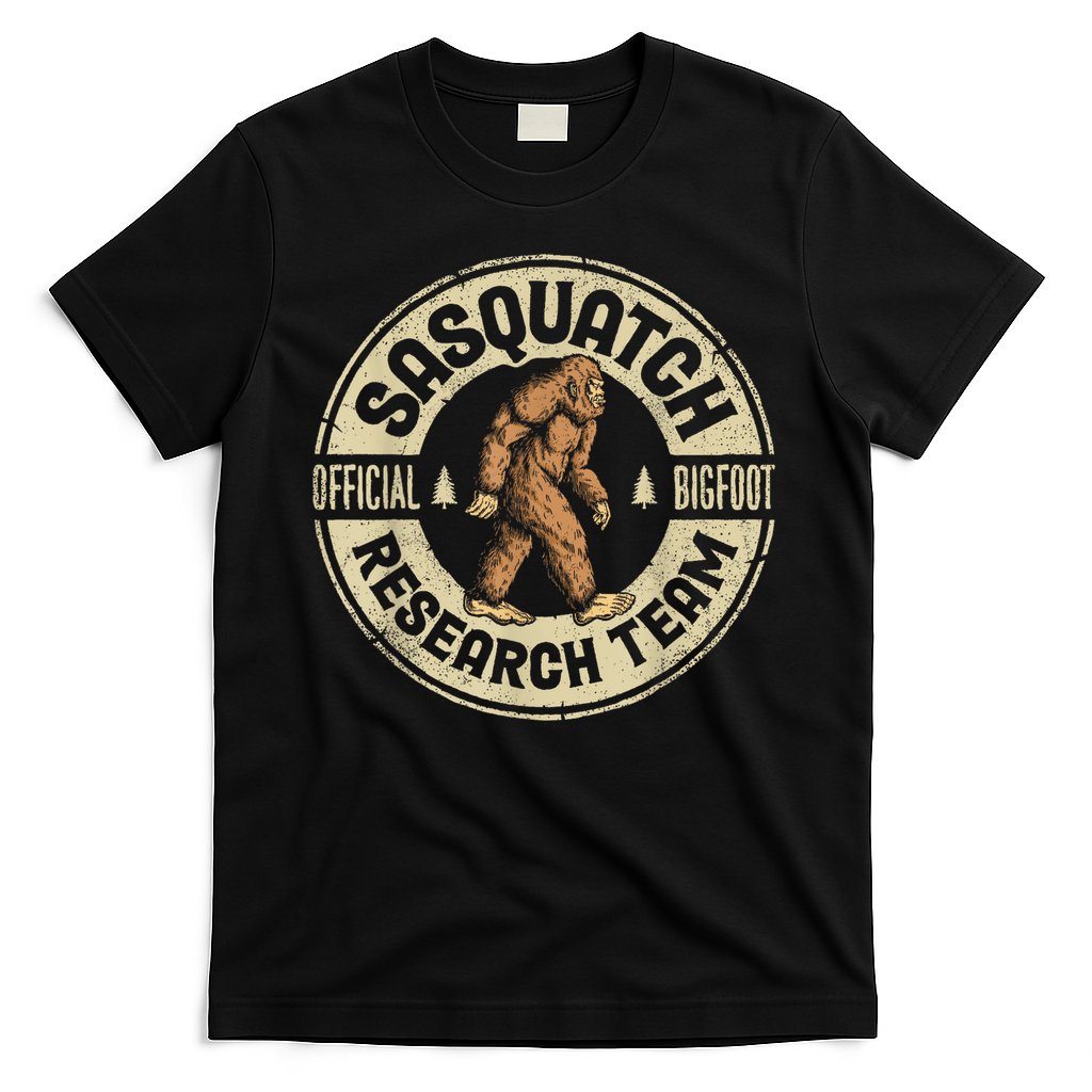 Bigfoot Research Team Retro Vintage Sasquatch T-Shirt