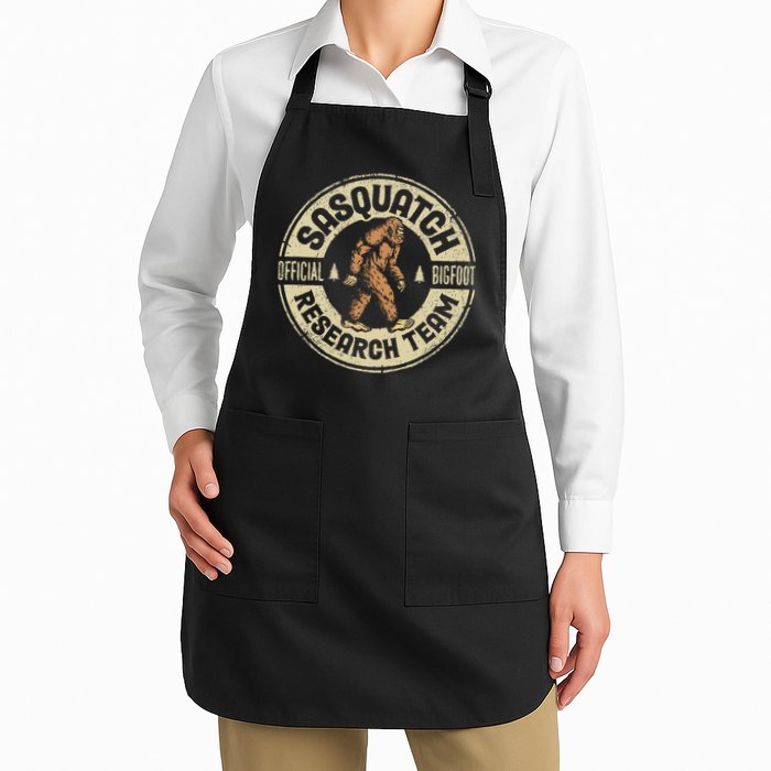 Bigfoot Research Team Retro Vintage Sasquatch Apron