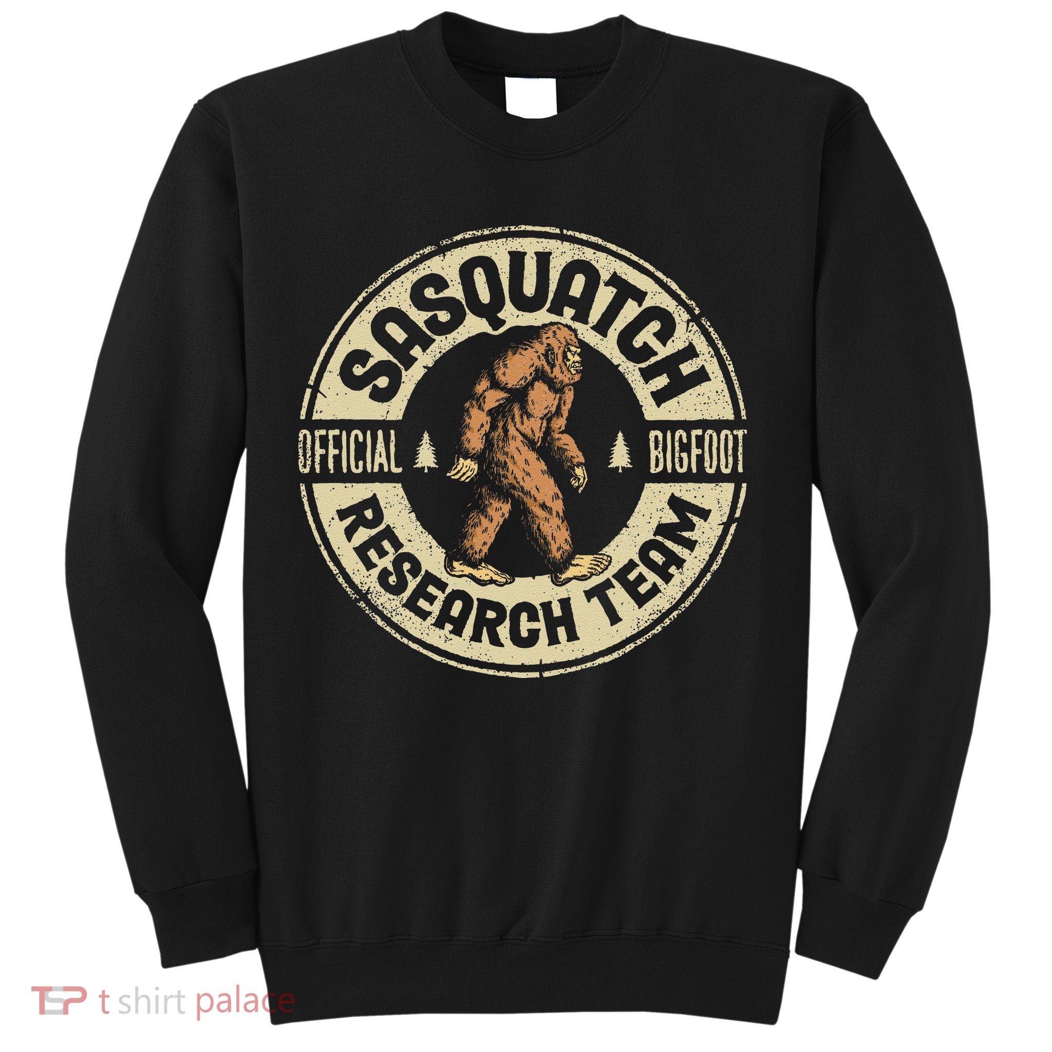 Bigfoot Research Team Retro Vintage Sasquatch Sweatshirt