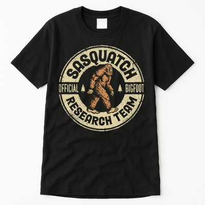 Bigfoot Research Team Retro Vintage Sasquatch Tall T-Shirt