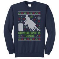 Barrel Racing Ugly Christmas Sweatshirt