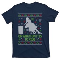 Barrel Racing Ugly Christmas T-Shirt