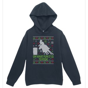 Barrel Racing Ugly Christmas Urban Pullover Hoodie