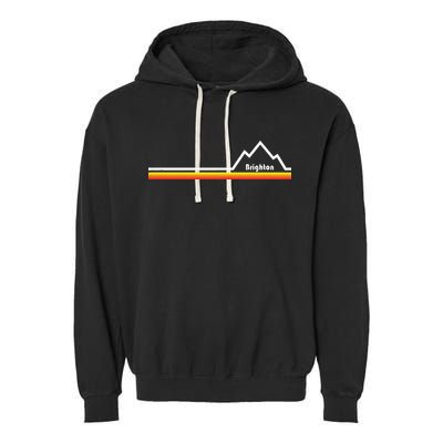 Brighton Resort Utah Garment-Dyed Fleece Hoodie