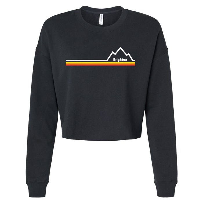 Brighton Resort Utah Cropped Pullover Crew