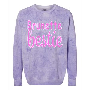 Brunette Bestie Colorblast Crewneck Sweatshirt