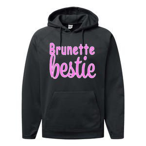 Brunette Bestie Performance Fleece Hoodie