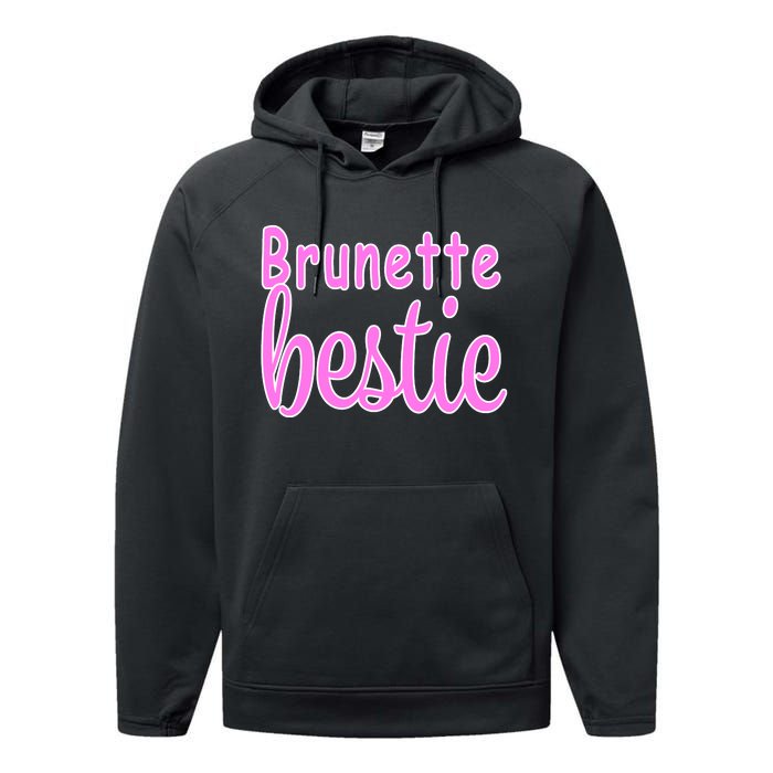 Brunette Bestie Performance Fleece Hoodie