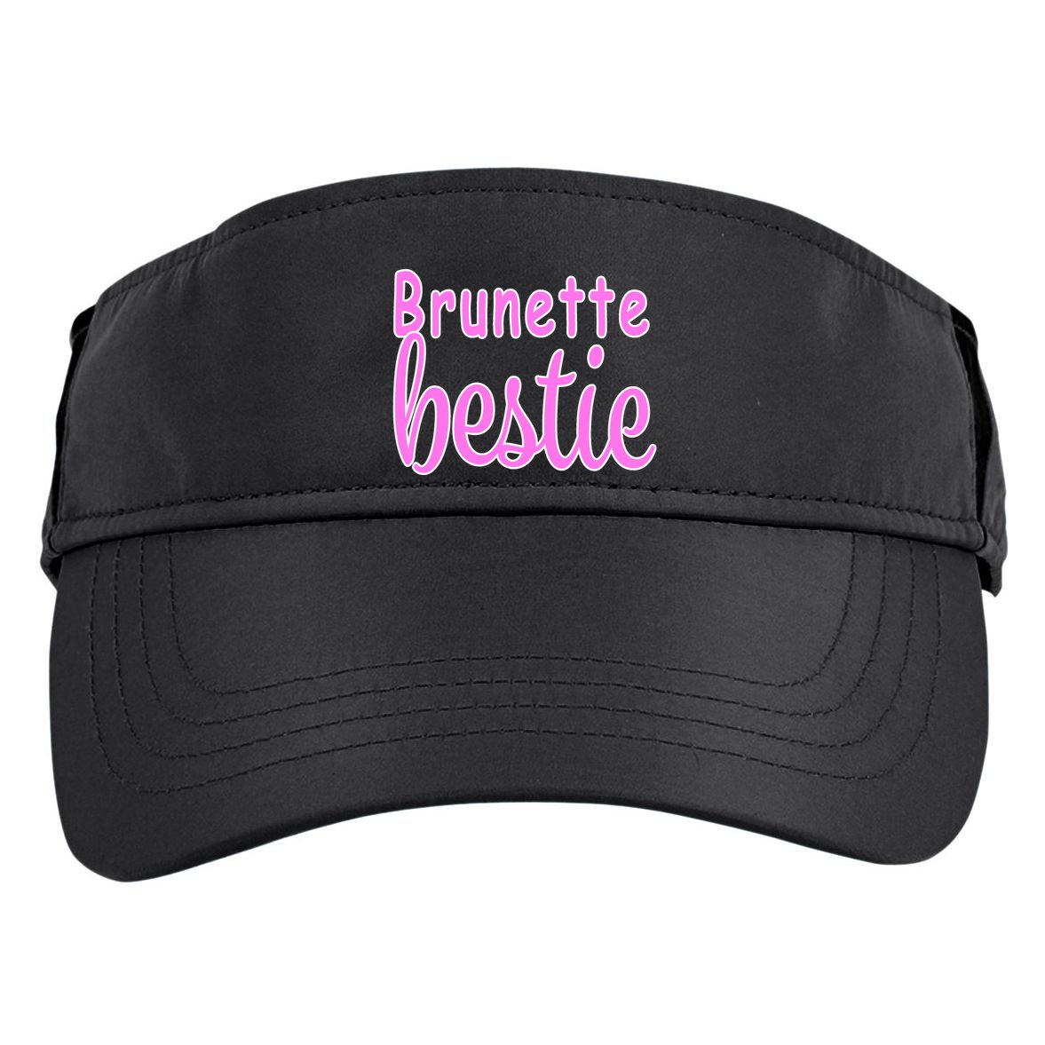 Brunette Bestie Adult Drive Performance Visor