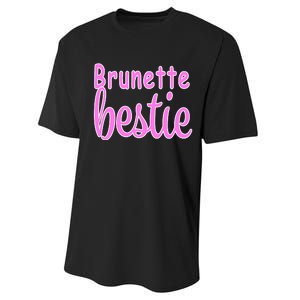 Brunette Bestie Performance Sprint T-Shirt