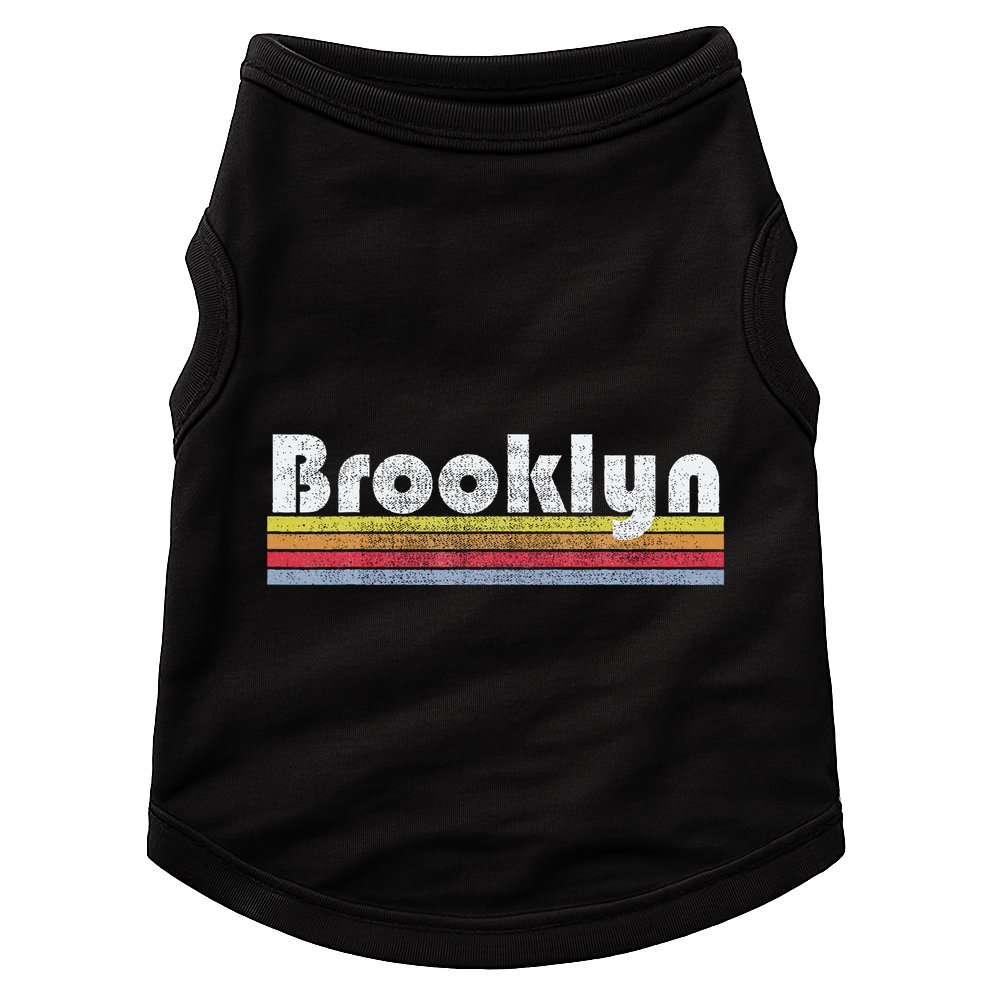 Brooklyn Retro Vintage 70s 80s 90s Women Christmas Gift Doggie Tank