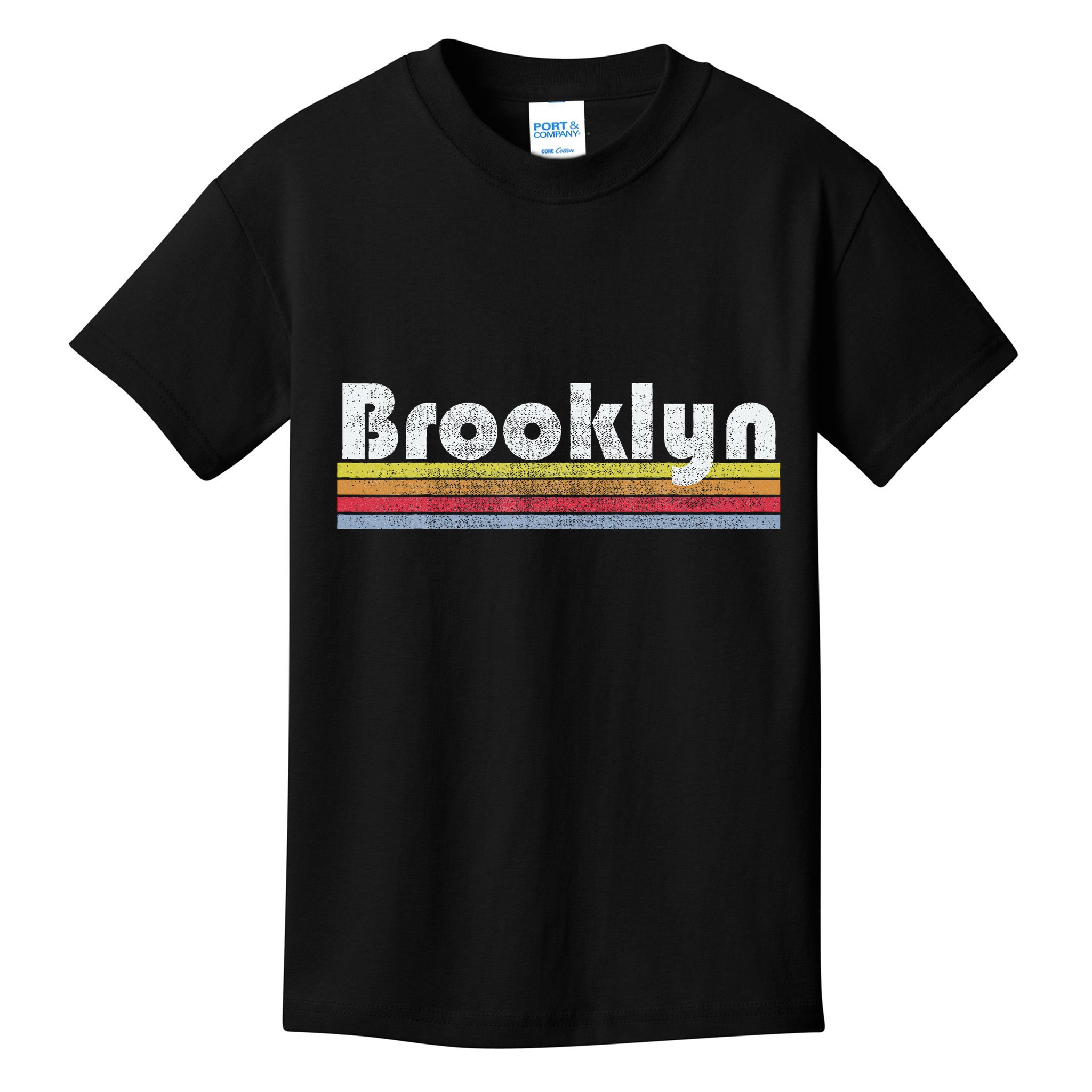 Brooklyn Retro Vintage 70s 80s 90s Women Christmas Gift Kids T-Shirt