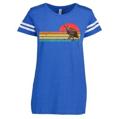 Buzzard Retro Vintage Vulture Enza Ladies Jersey Football T-Shirt