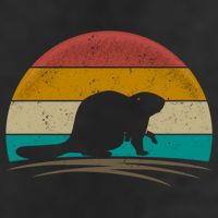 Beaver Retro Vintage Beaver Lover Gift Trucker Hat