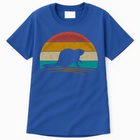 Beaver Retro Vintage Beaver Lover Gift Tall T-Shirt