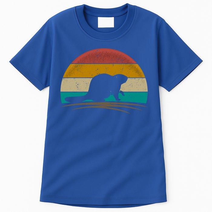 Beaver Retro Vintage Beaver Lover Gift Tall T-Shirt