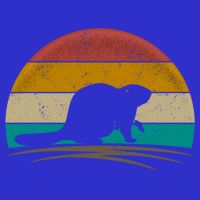 Beaver Retro Vintage Beaver Lover Gift Tall T-Shirt