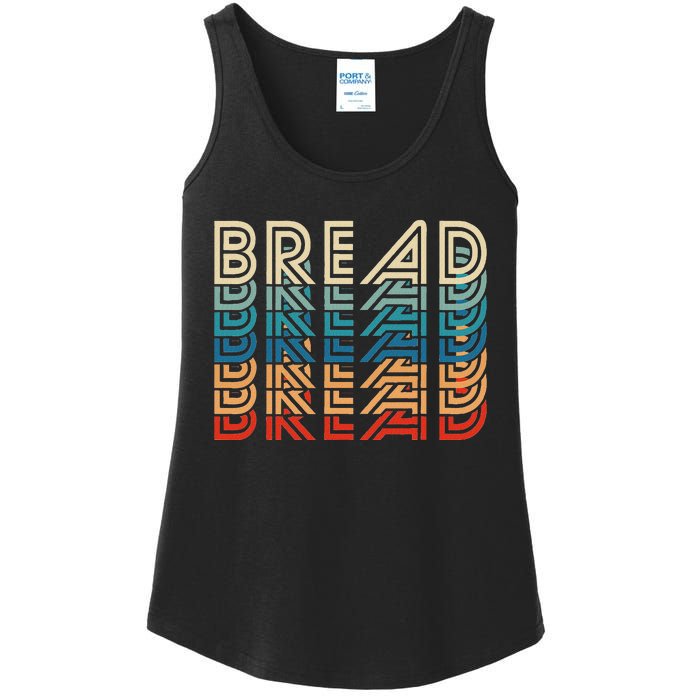 Bread Retro Vintage Carb Gluten Food Lover Foodie Ladies Essential Tank