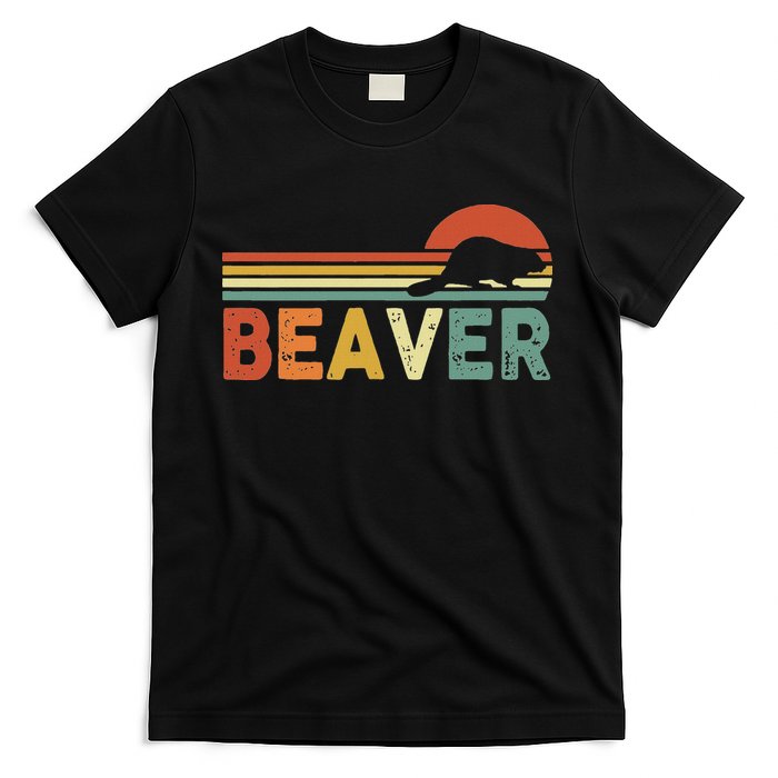 Beaver Retro Vintage 80s Style T-Shirt