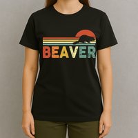 Beaver Retro Vintage 80s Style T-Shirt
