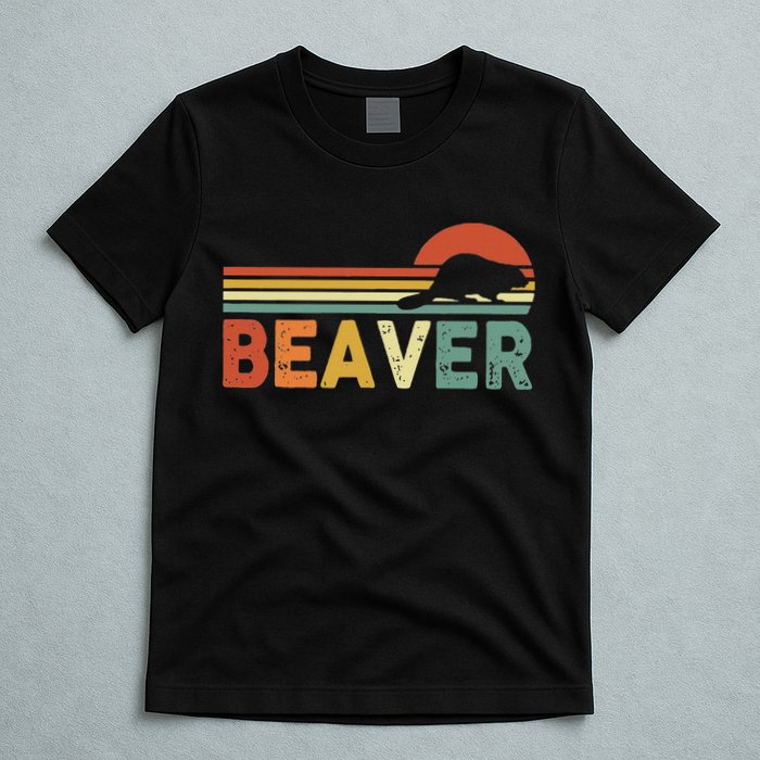 Beaver Retro Vintage 80s Style T-Shirt