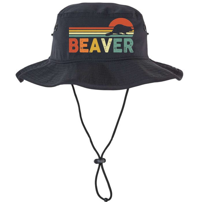 Beaver Retro Vintage 80s Style Bucket Hat